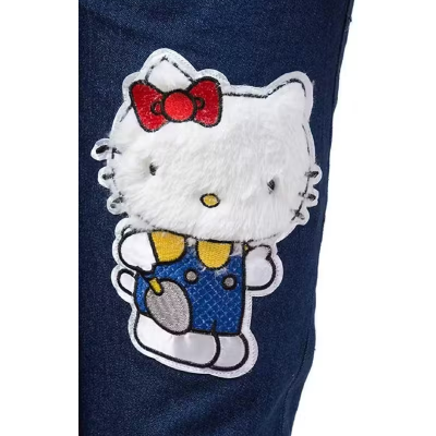 Fit Women Denim Blue Denim Trousers Jeans