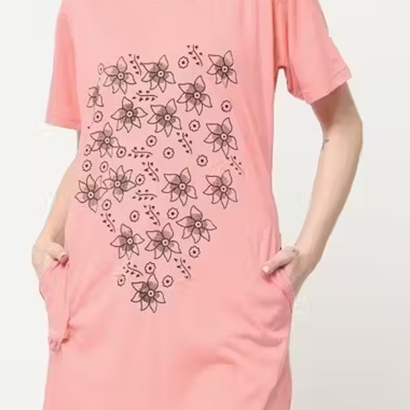 Cotton Pocket Long T-shirt