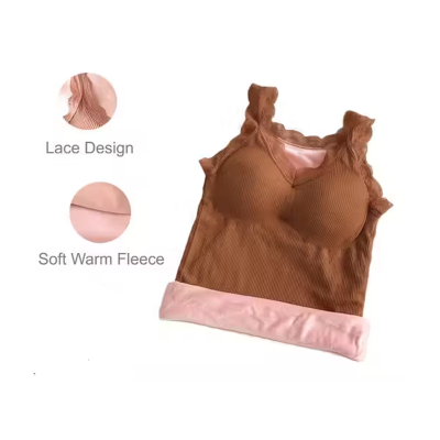 Cotton Thermal Fleece Underwear Tops