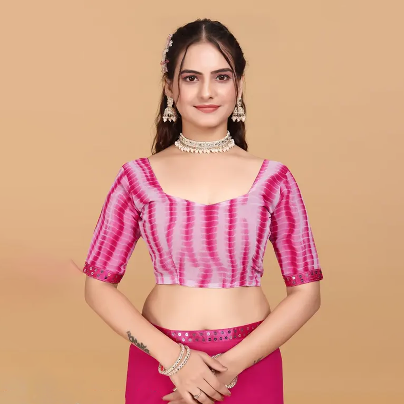 Ruffle saree